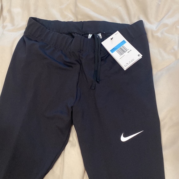 NWT Nike running leggings with ankle zipper and drawstring - Picture 1 of 4